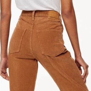 Denim Forum Tan High Rise Jeans